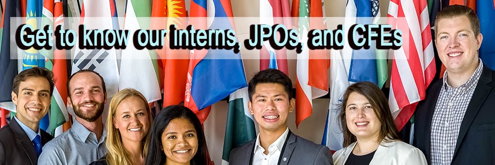 Meet our interns, JPOs, and CFEs